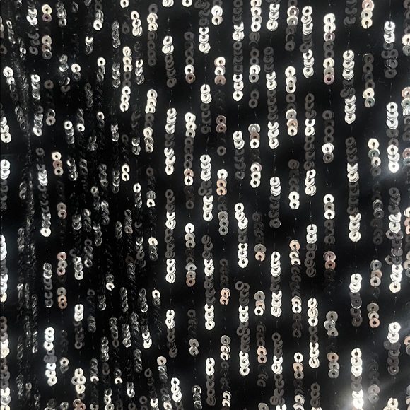 Sezane Gabin Black Sequin Mini Dress - Picture 8 of 10